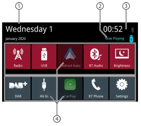 BLAUPUNKT 2002020000001 Series 600 Car Multimedia - display