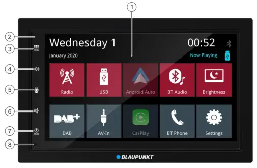 BLAUPUNKT 2002020000001 Series 600 Car Multimedia