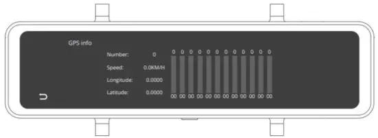 KingSlim DL12 Pro Dash Cam - GPS info
