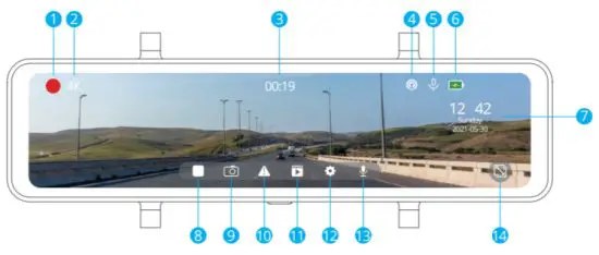 KingSlim DL12 Pro Dash Cam - ICON INTRODUCTION