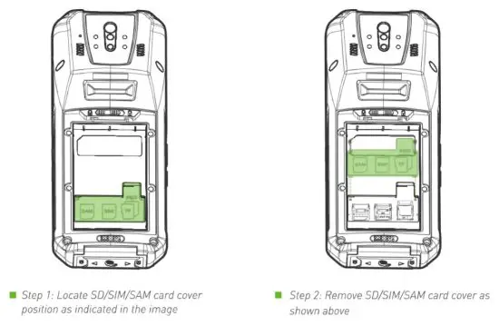 CHAMELEON CH501 Rechargeable LI ION Polymer Battery - sam card