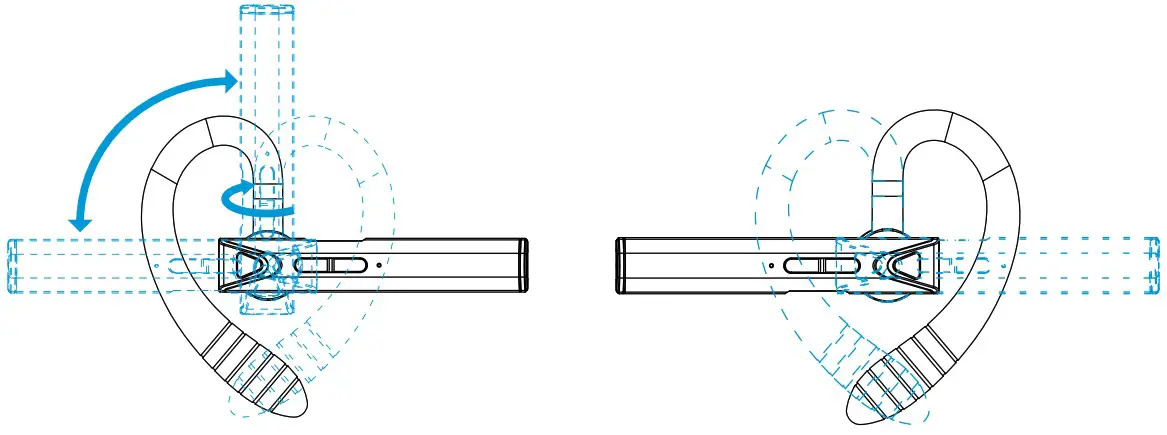 Shenzhen Huasitai Technology K3 Wireless Bluetooth Headset - wear 2
