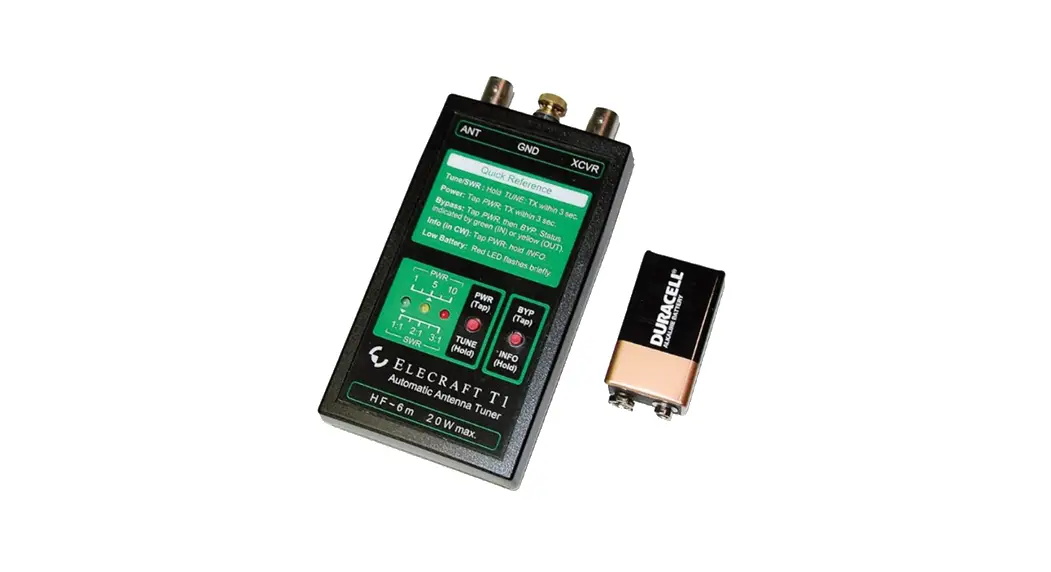 Elecraft T1 Antenna Tuner User Manual