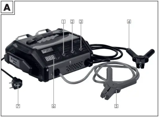 PARKSIDE ULG 17 A1 Car Battery Charger and Jump Starter - figure 1