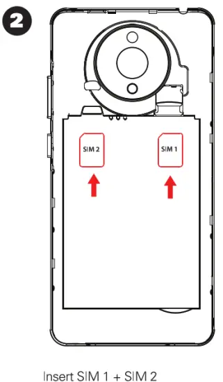 Yezz Max 2 Smart Phone - insertcard