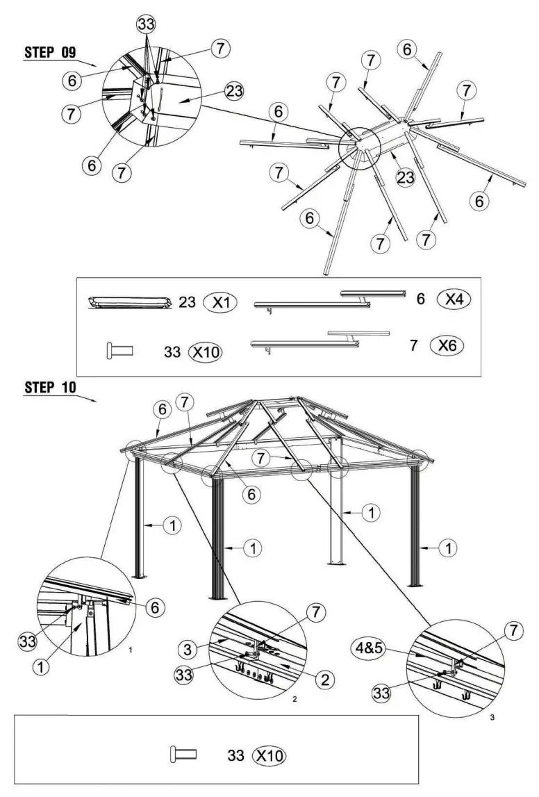 DANCOVER Gazebo 3x4m Garden Tent - fig15