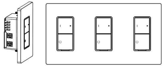 LEEDARSON HSA11FWB Switch - Multi-gang application