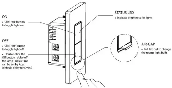 LEEDARSON HSA11FWB Switch - Product Description