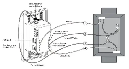 LEEDARSON HSA11FWB Switch - Product install introduction 1