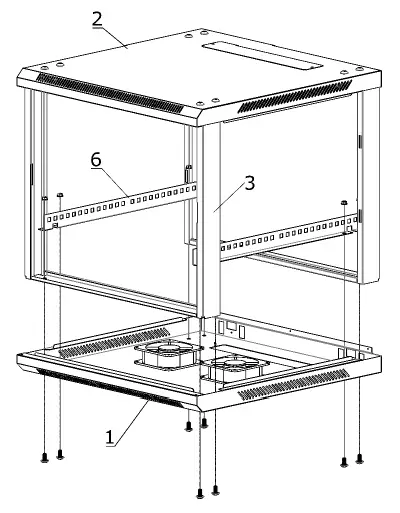 Install Top Panel and Frames
