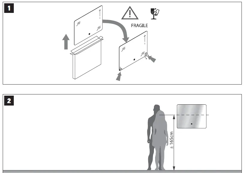 Wellis-WB00430-Bathroom-Mirror with-LED Lights- FIG 3