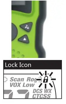 Wishhouse Walkie Talkie - Lock Function