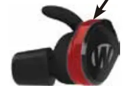 WALKER-S GWP-SLCR2-BT Silencer BT 2.0 Earbuds Instruction Manual - When inserting ear buds