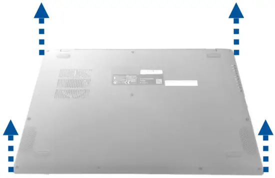 Removing the base cover