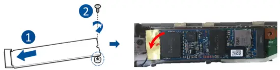 Installing an M.2 card