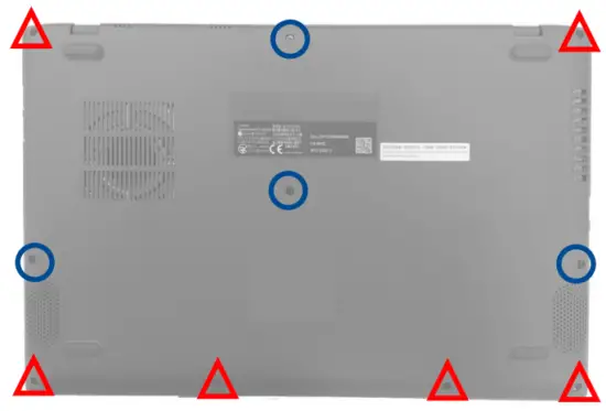 Removing the base cover