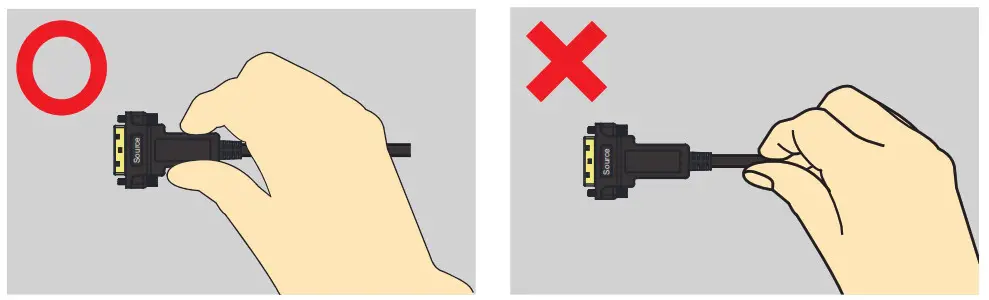CableDecom Fiber Optic 4K DVI Cable - Note when reseating
