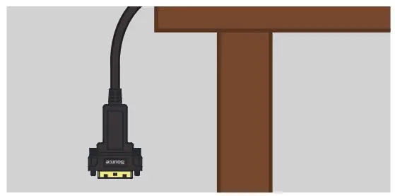 CableDecom Fiber Optic 4K DVI Cable - The DVI connector cannot