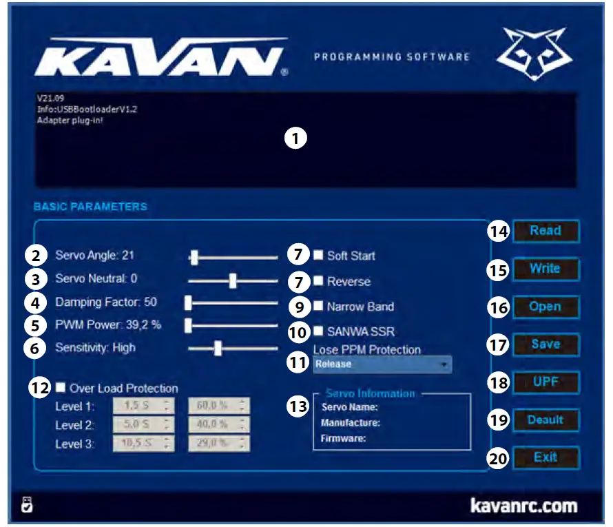 KAVAN KAV20.0001 GO Servo USB Programmer fig 4