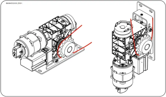 GFA KE 20.24-4000 - Permissible mounting positions