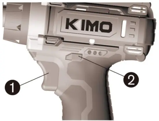 KIMO 1005A 12V Max Cordless Adjustable Clutch Drill - 8