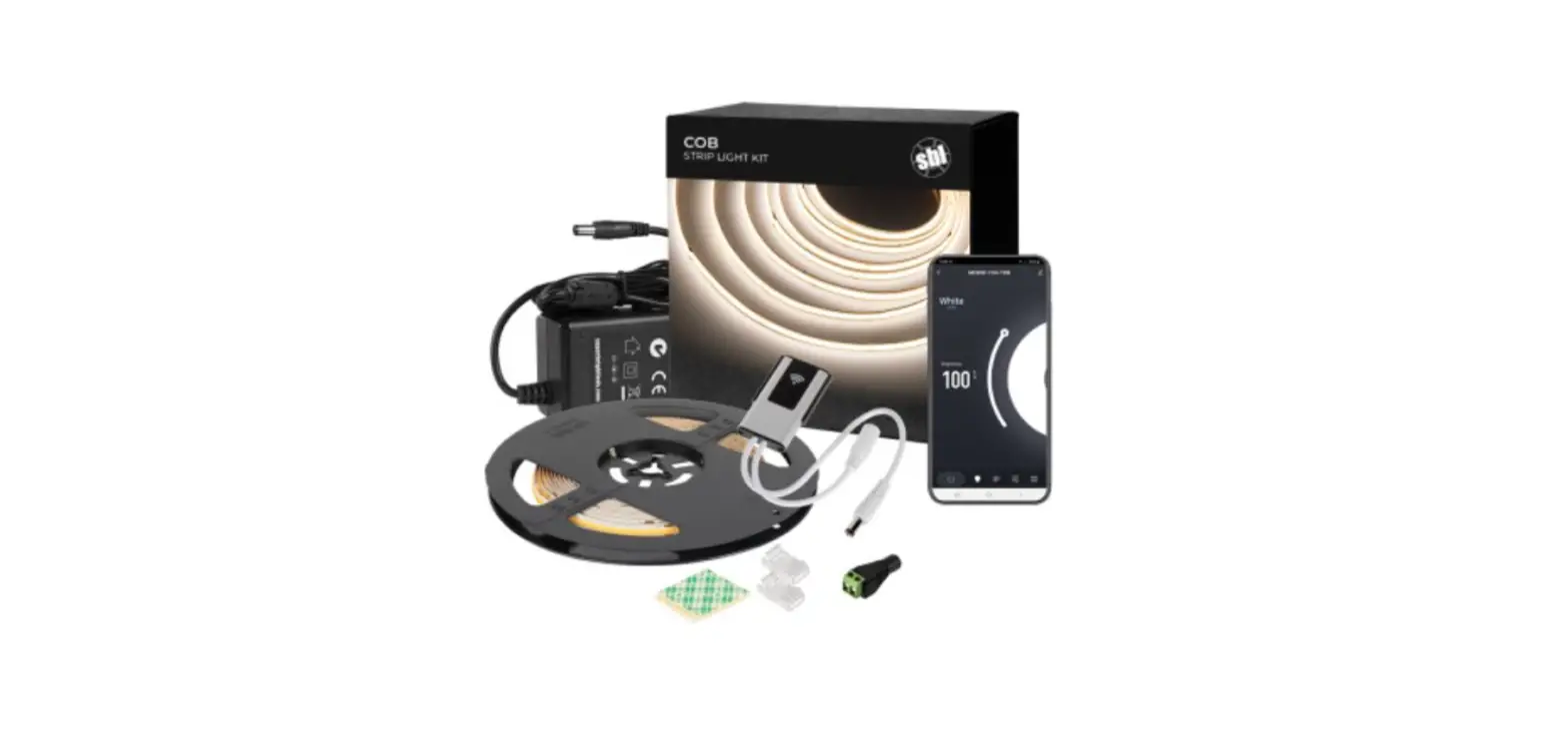 Super Bright Leds Stn-2-cob Under Cabinet Led Flexible Light Strip Kit User Manual