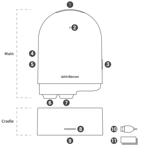 BECON WBS2201 Scalp Scanner
