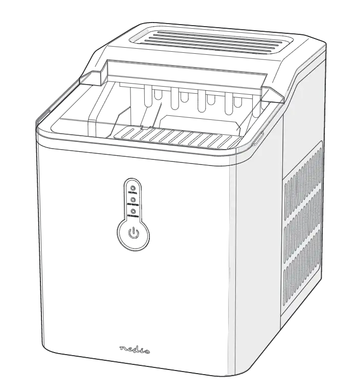 Nedis Kaic100fwt Ice Cube Maker User Manual