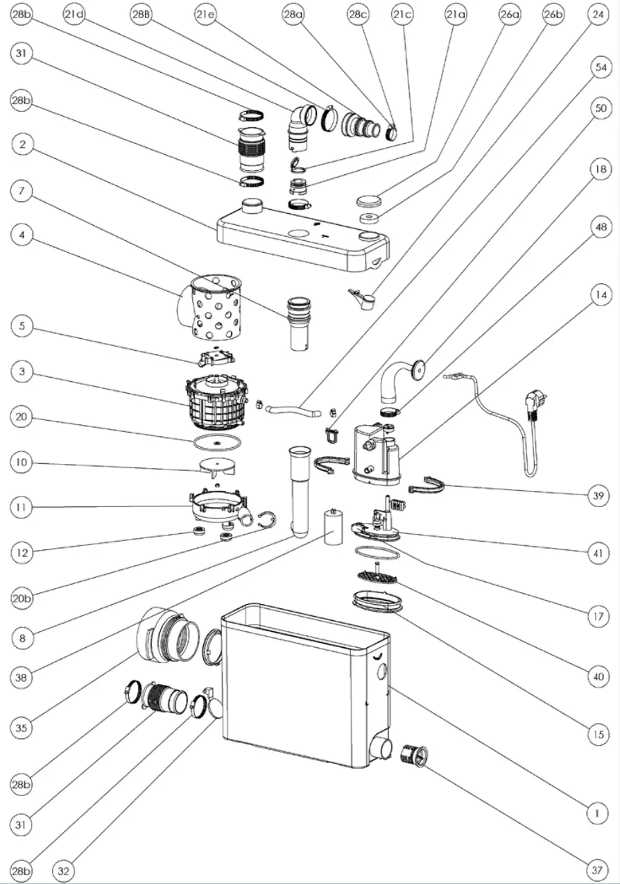 SFA SANIPACK Sanitary Sewage Pump - fig 1