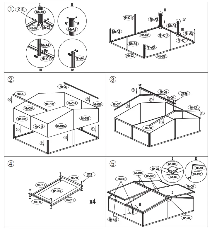G21 GA12 Hotbed aluminum roofing sheet 100 x 120 cm - fig 20