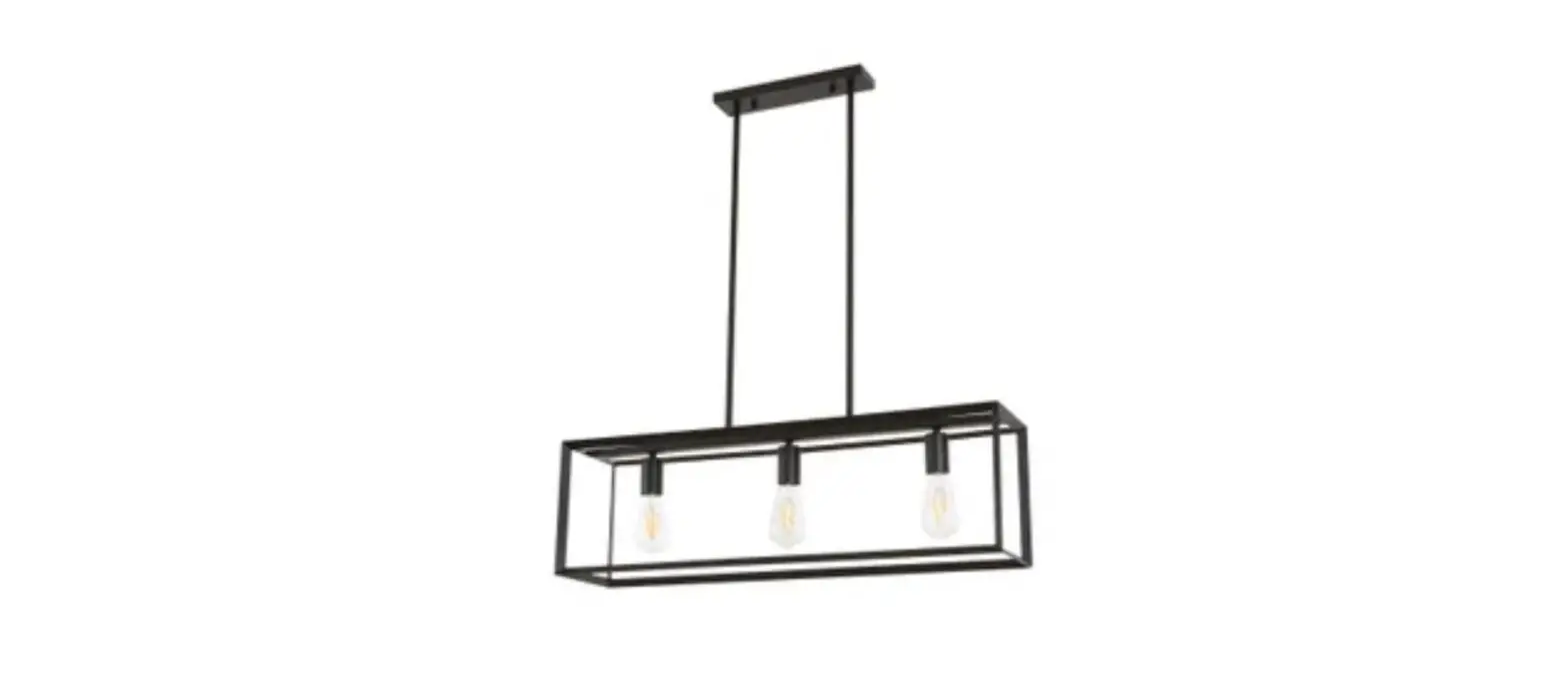 Lucci Decor 030679 North 3 Light Pendant In Black Instruction Manual