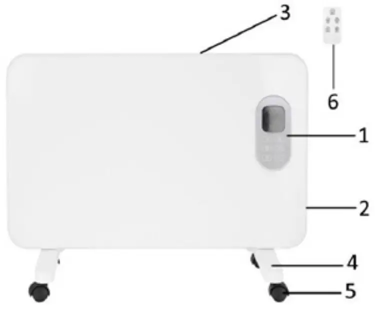 BORMANN BEH5050 Elite ECO Convector Panel Heater - figure
