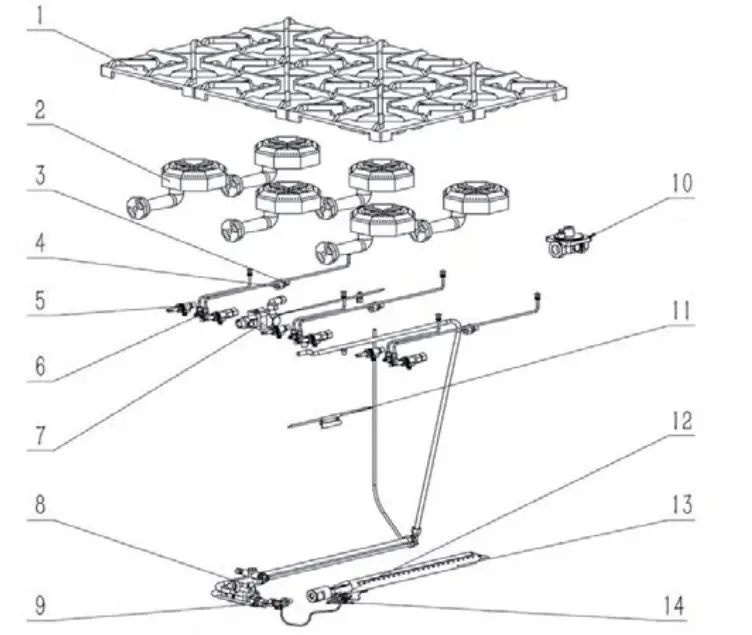 PATRIOT PT-R24 2 Burner Natural Gas Range - Figure 12