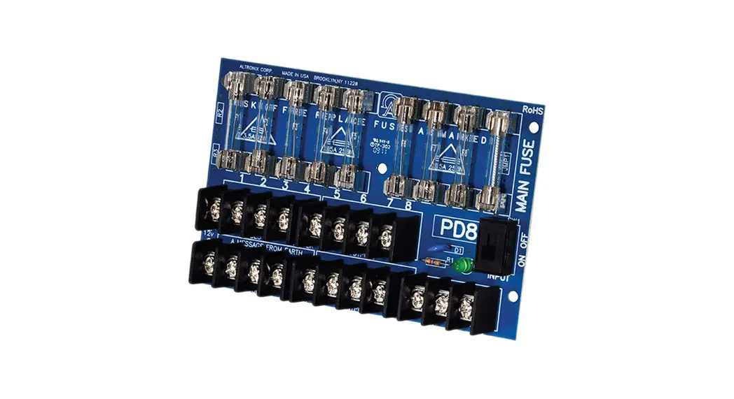 Altronix Pd8 Power Distribution Modules Instruction Manual