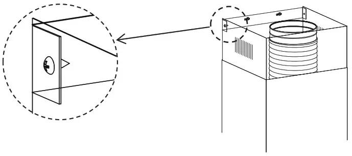 Master Kitchen 330364 Retro Rangehood - CHIMNEY ASSEMBLY 2