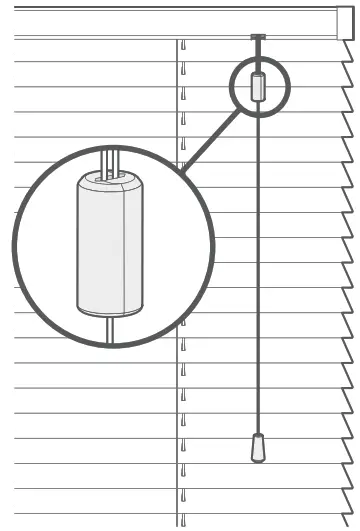 blinds 2go Faux Wooden Blinds - Cord Condenser