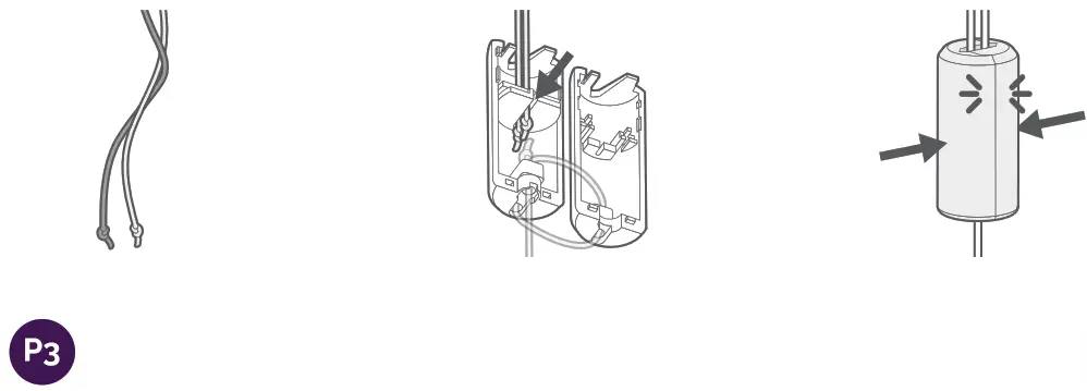 blinds 2go Faux Wooden Blinds - pulled apart