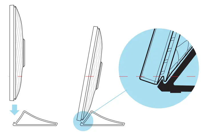 nixplay W08K 8 Inch Smart Photo Frame - stand