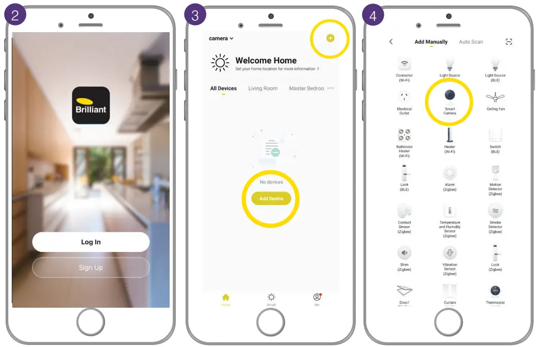 Brilliant 21812-05 HD 1080 2.0 Megapixel - desired direction1