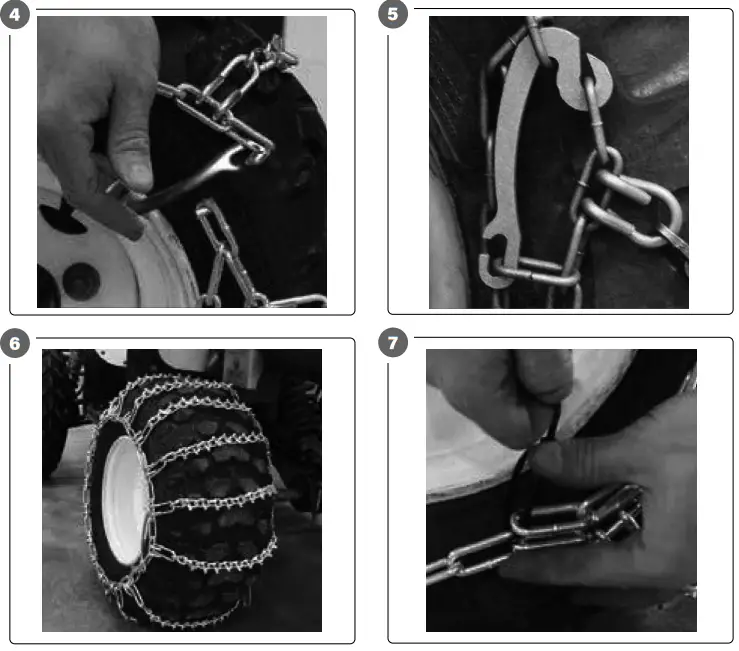 hamron ATV Tire Chains - Fig 2