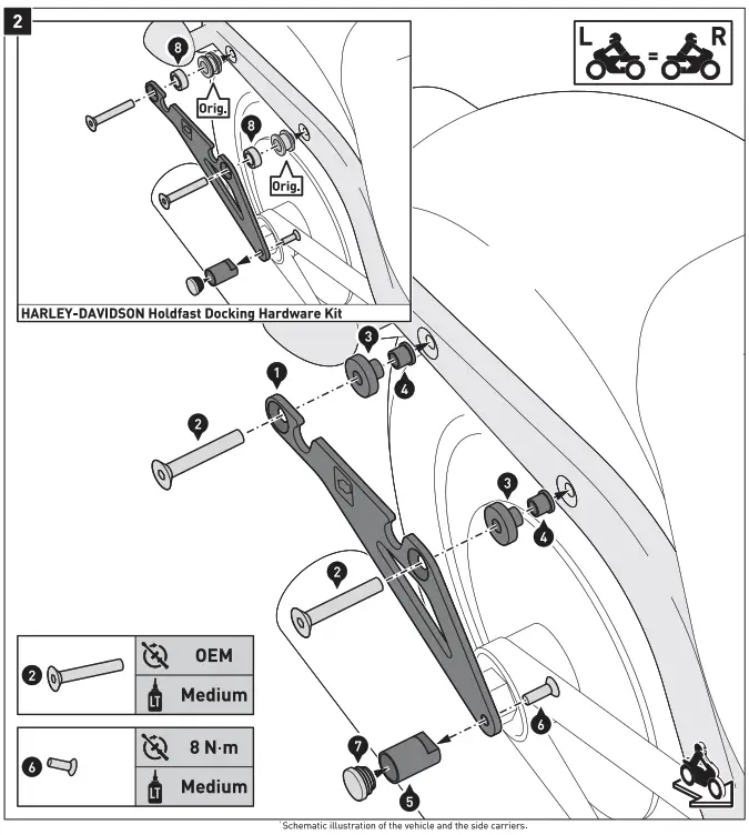SW MOTECH BC HTA 18 68221000 Legend Gear Side Bag System - fig
