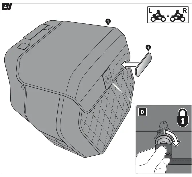 SW MOTECH BC HTA 18 68221000 Legend Gear Side Bag System - fig12