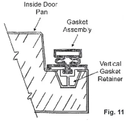 Traulsen RR132LP COR02 Single Section Correctional Roll Thru Refrigerator - fig 10