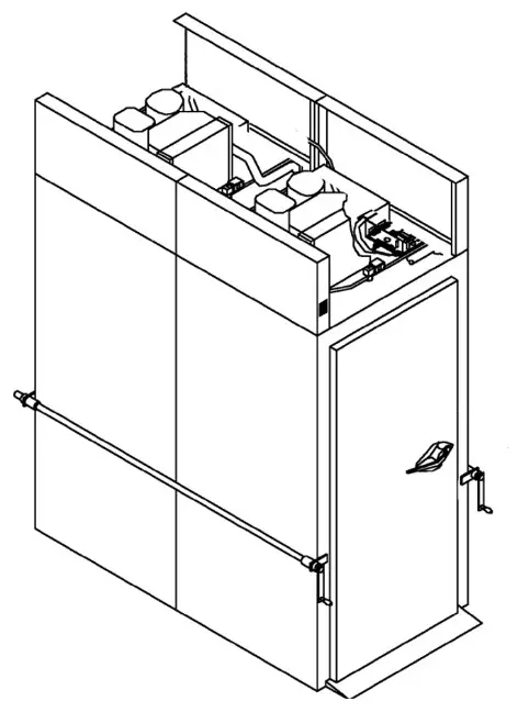 Traulsen RR132LP COR02 Single Section Correctional Roll Thru Refrigerator - fig 2