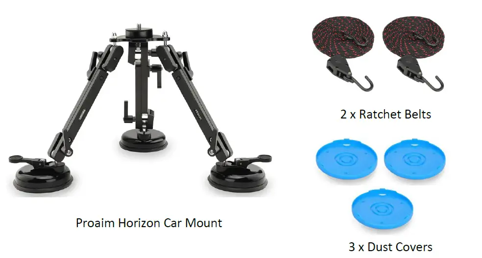 PROAIM G-HRZN-01 Horizon Suction Camera Mount for Car FIG (3)