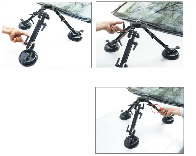 PROAIM G-HRZN-01 Horizon Suction Camera Mount for Car FIG (5)