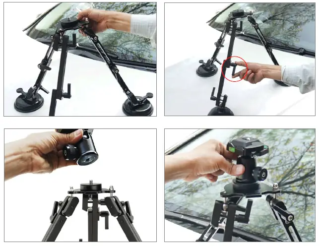 PROAIM G-HRZN-01 Horizon Suction Camera Mount for Car FIG (6)