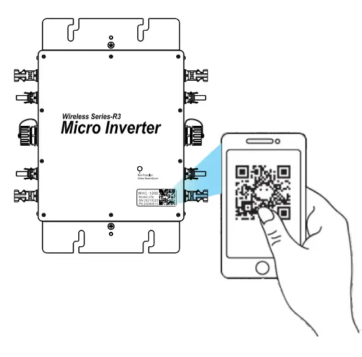 Micro-Inverter-WVC-1200-Waterproof-Solar-Grid-Tie-6
