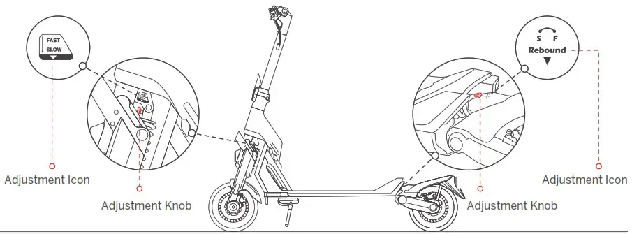 GT1P Segway SuperScooter - Damper Adjustment