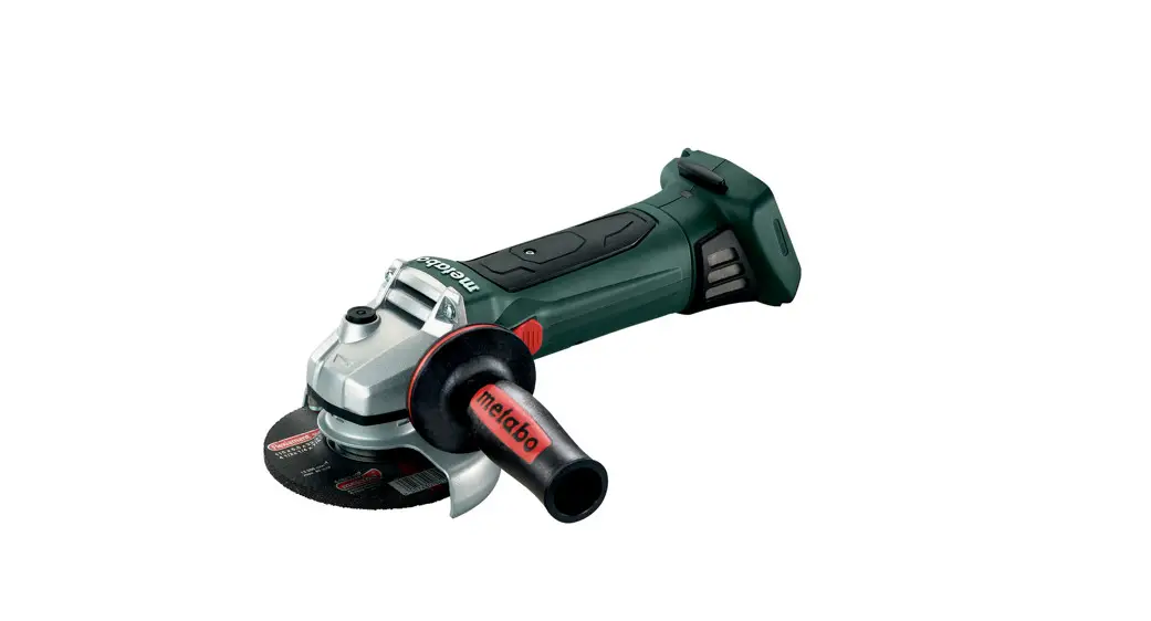 Metabo 602174890 W 18 Ltx 125 Quick Cordless Angle Grinder 18v Instruction Manual